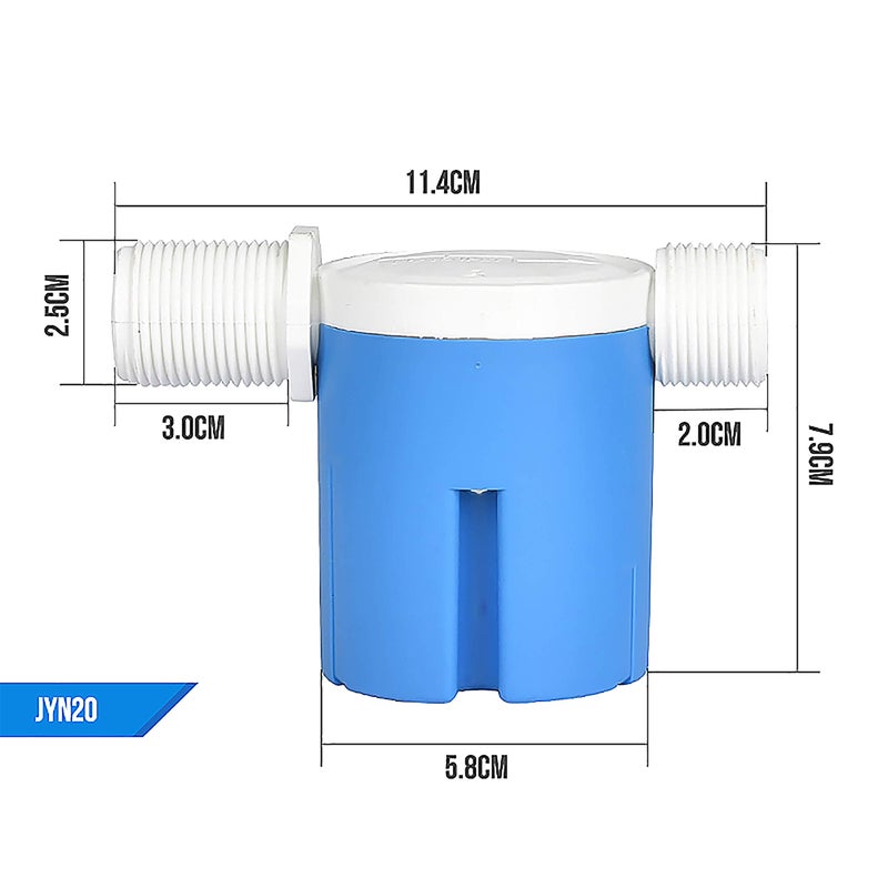 IMXMI 3/4" Automatic Water Level Control Valve - Inside Type, Side Inner Auto Float Valve for Water Tank, Solar Energy, Auto Pot, Aquarium - Image 2